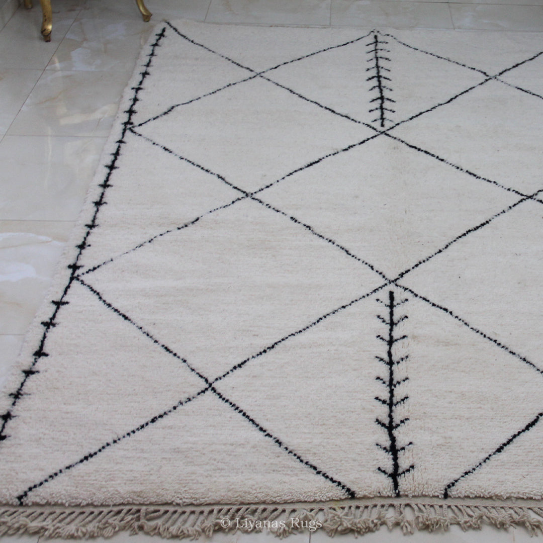 Modern designer Berber Beni Ourain Liyana, S carpet - 300 cm - 209 cm