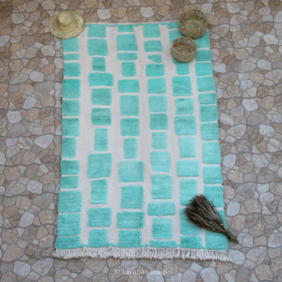 Modern Designer Berber Azilal Liyana,S - Teppich - 246 cm - 148 cm