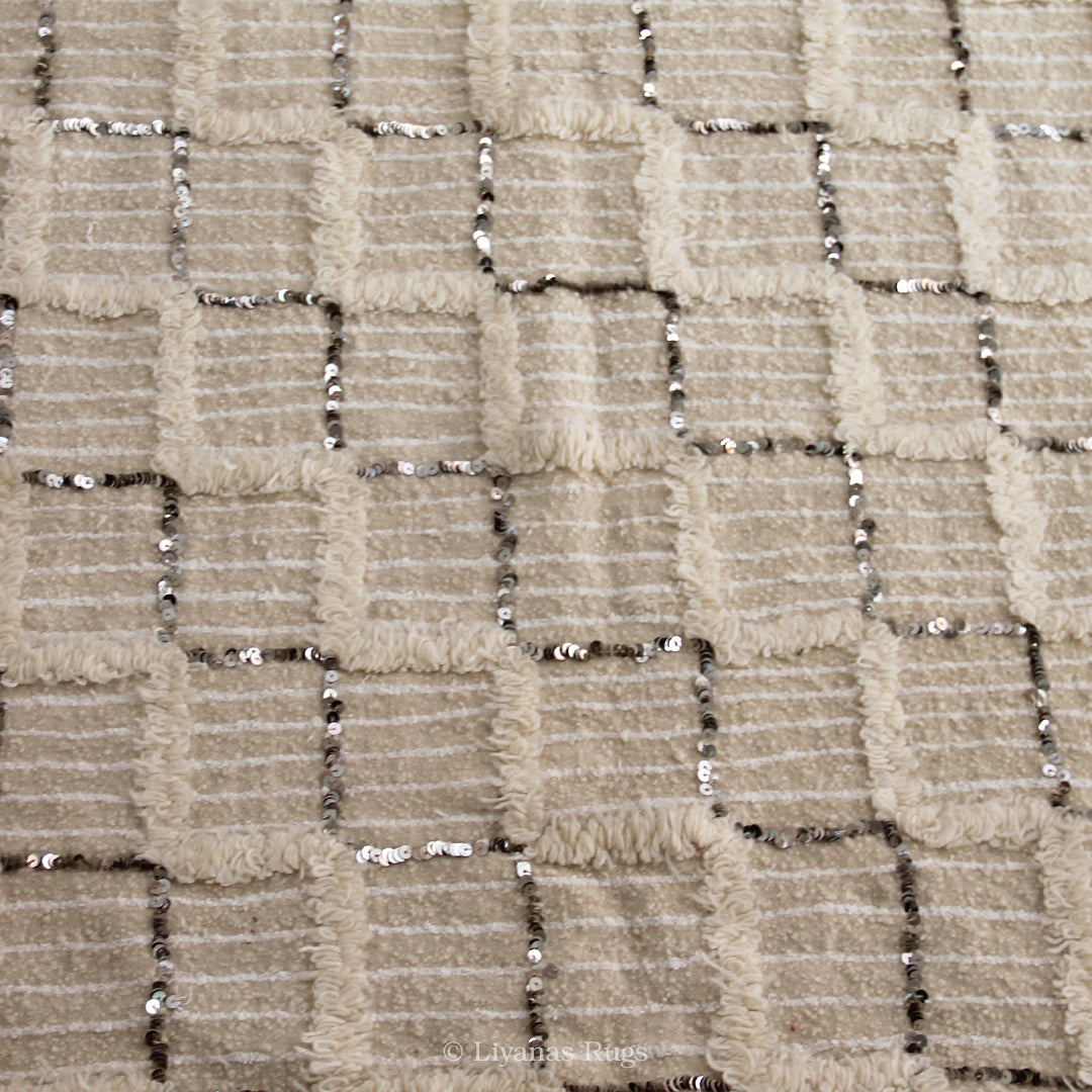 Modern designer Berber Beni Ourain Liyana, S carpet - 279 cm - 160 cm