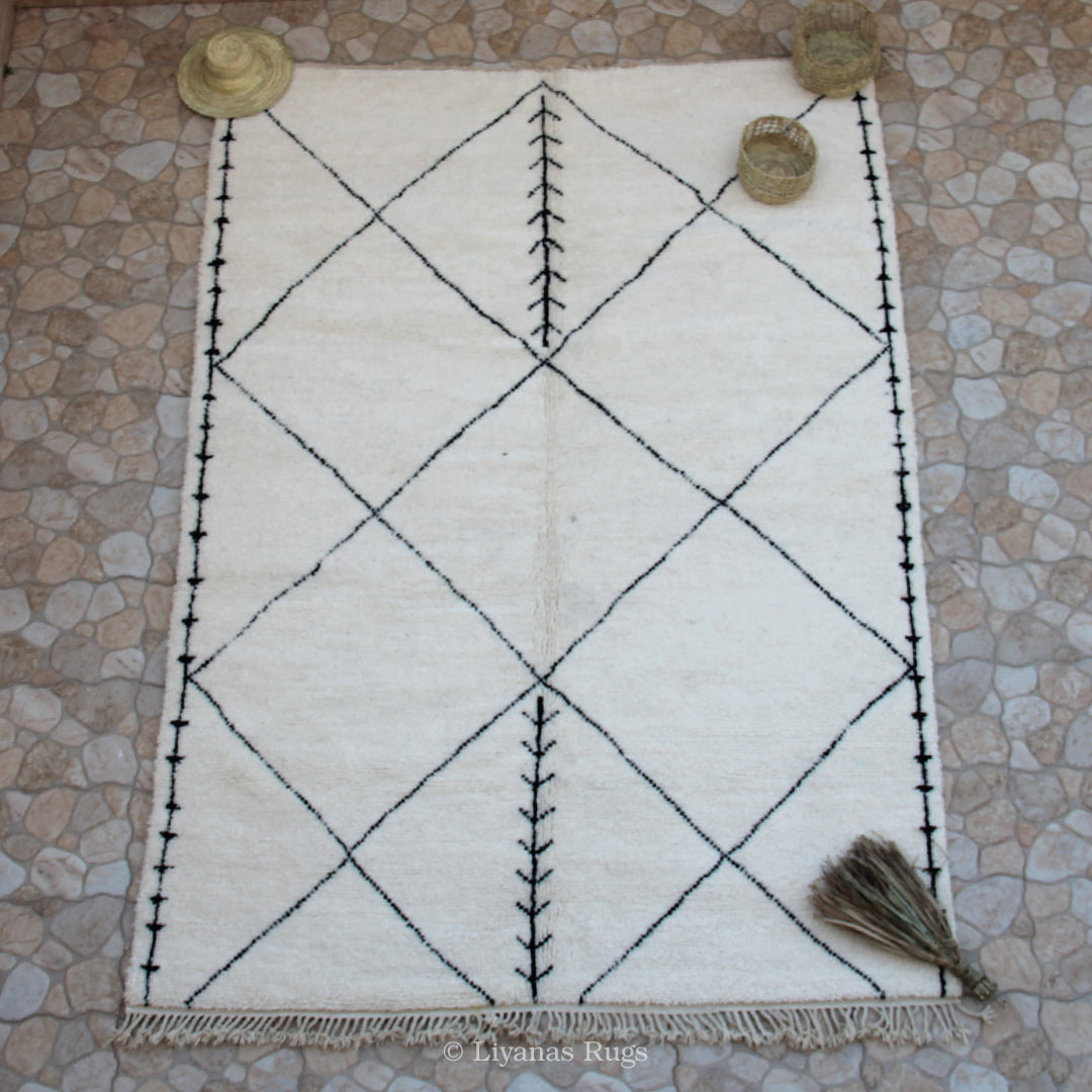 Modern designer Berber Beni Ourain Liyana, S carpet - 300 cm - 209 cm