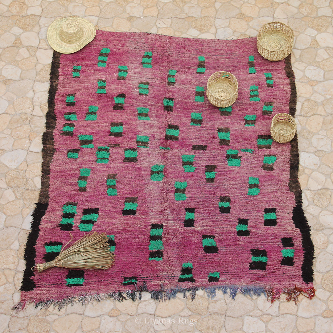 Vintage designer Berber Liyana, S carpet 206 cm - 182 cm