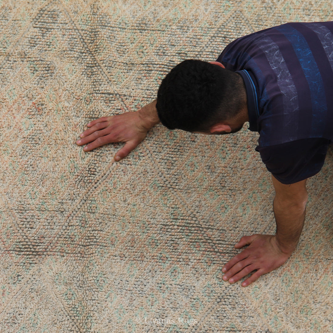 Vintage designer Berber Liyana, S carpet 288 cm - 212 cm