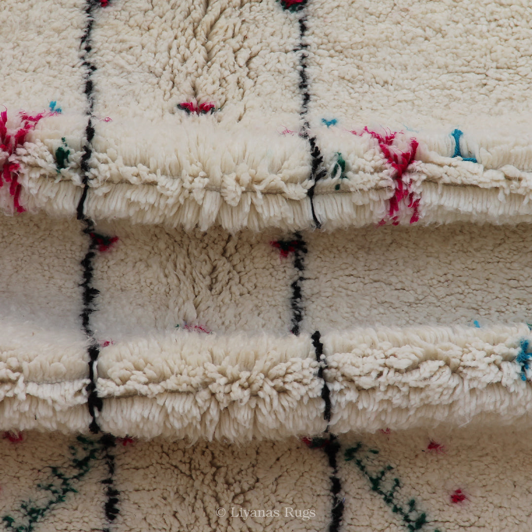 Modern designer Berber Beni Ourain Liyana, S carpet 260 cm - 181 cm