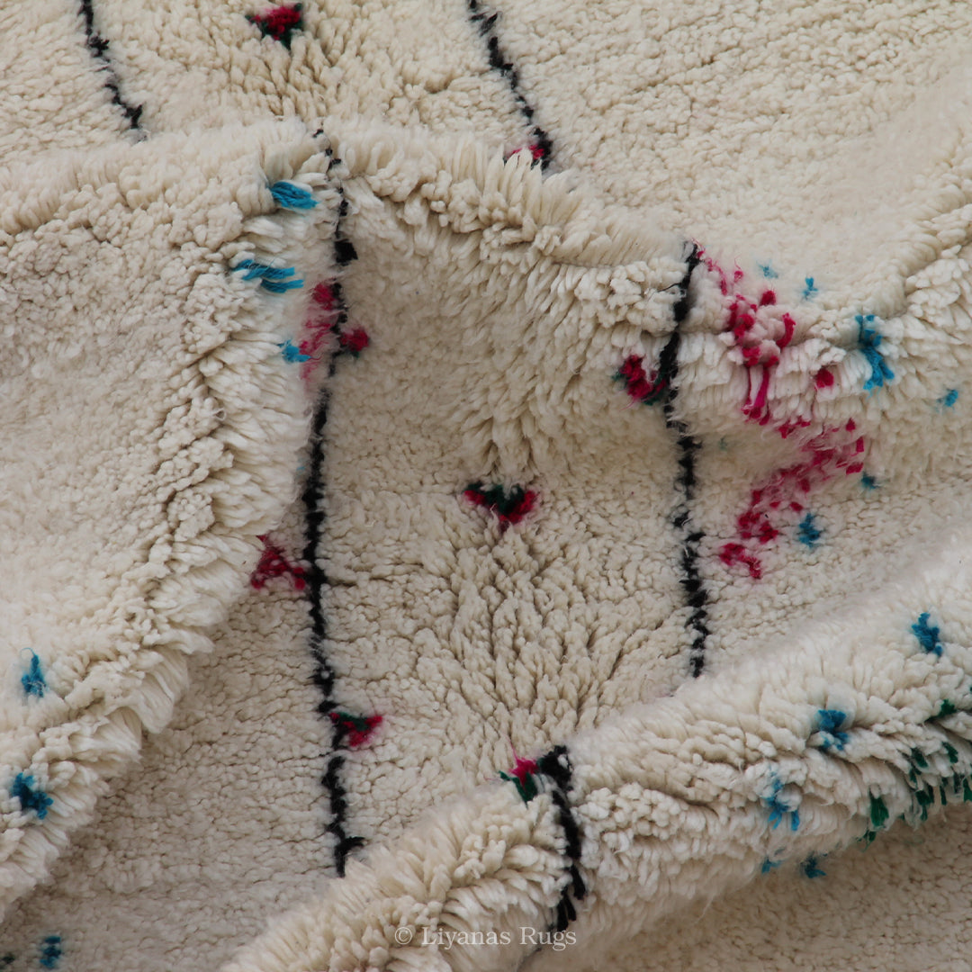 Modern designer Berber Beni Ourain Liyana, S carpet 260 cm - 181 cm