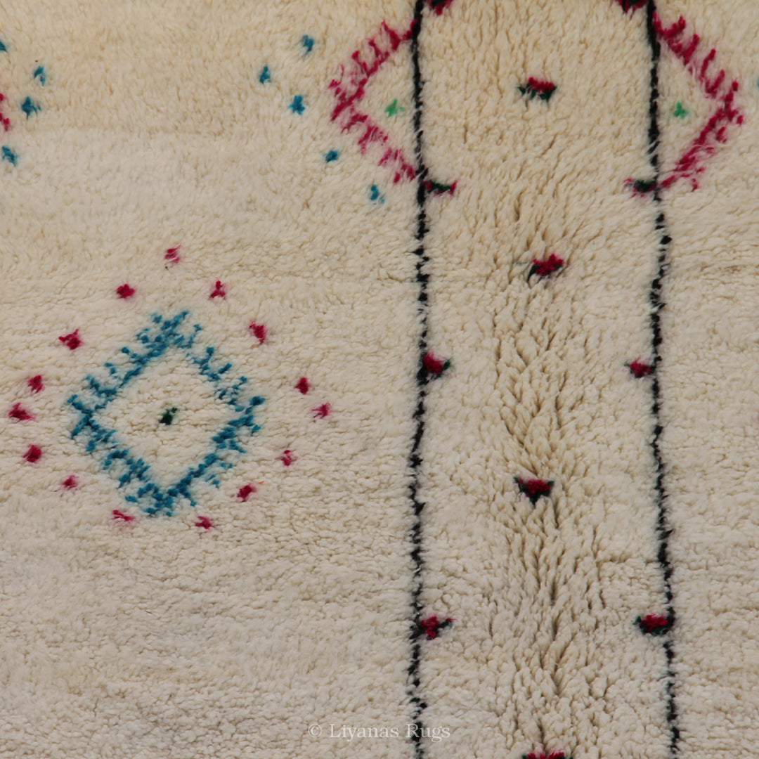 Modern designer Berber Beni Ourain Liyana, S carpet 260 cm - 181 cm