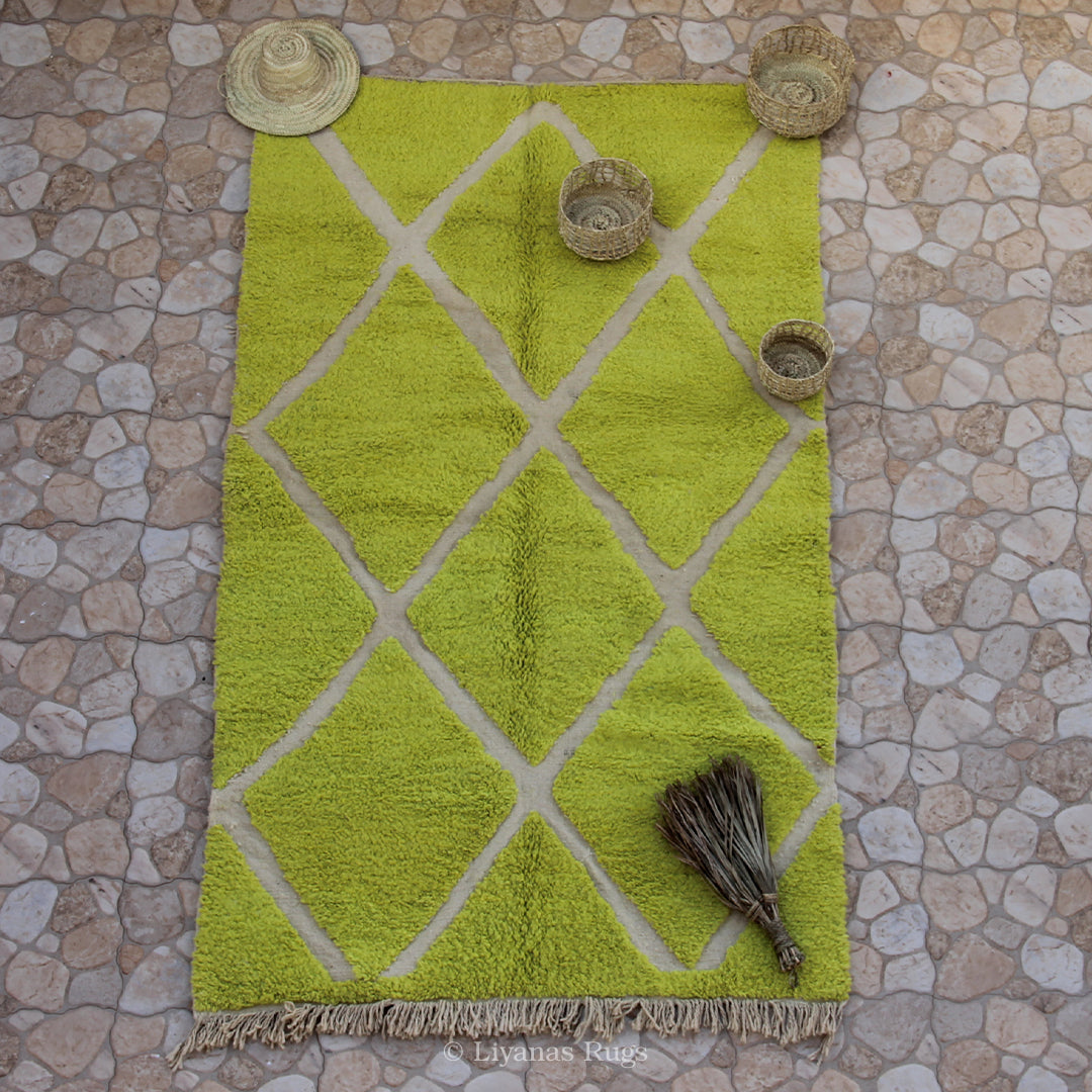 Modern designer Berber Beni Ourain Liyana, S carpet 250 cm - 151 cm