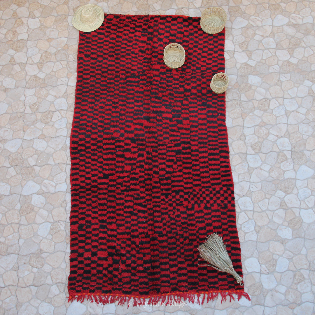 Modern designer Berber Beni Ourain Liyana, S carpet 303 cm - 166 cm