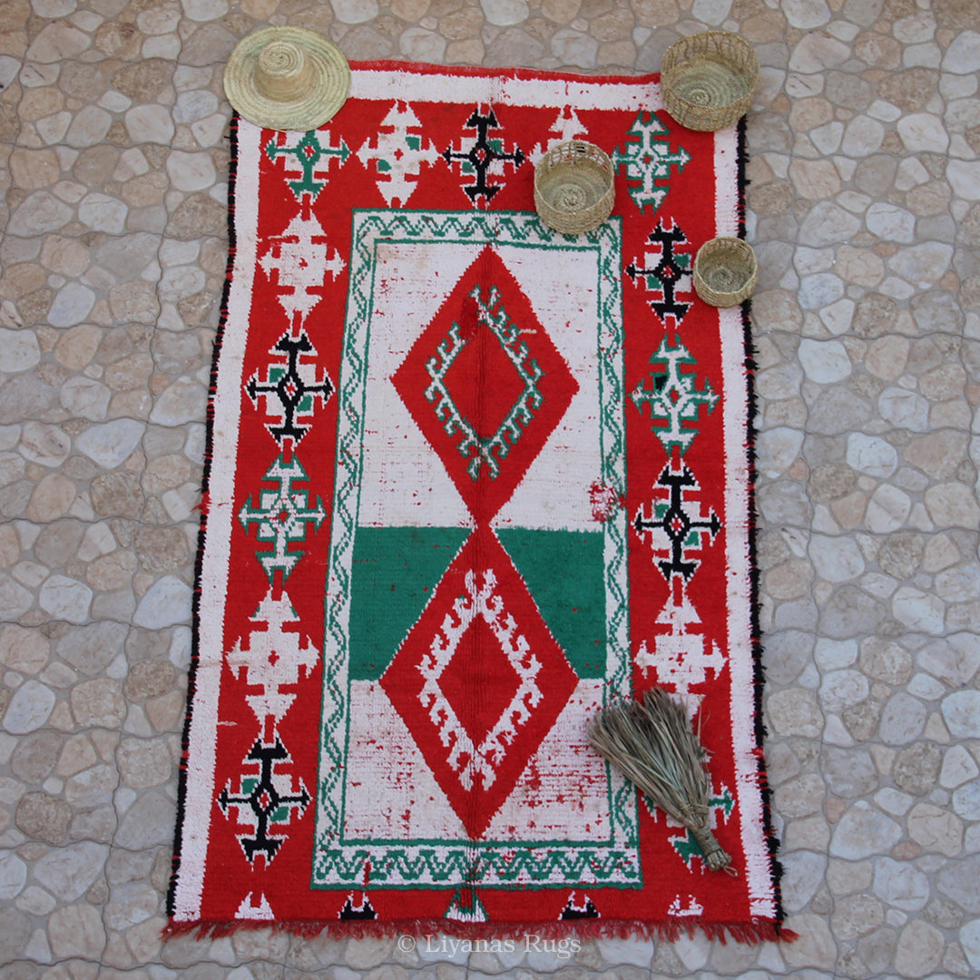 Vintage designer Berber Liyana, S carpet 257 cm - 156 cm