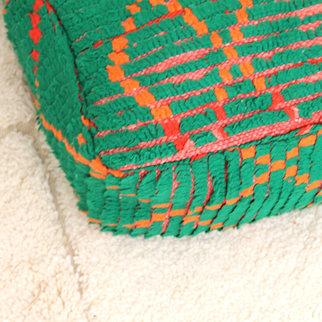 Sitzkissen Pouf Beni Ourain Liyana,s -Teppich
