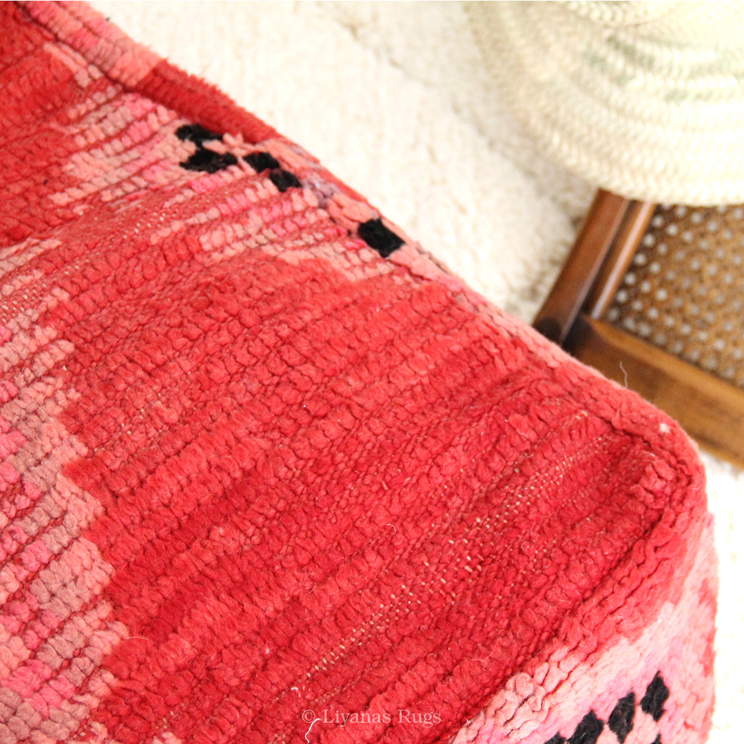 Sitzkissen Pouf Beni Ourain Liyana,s -Teppich