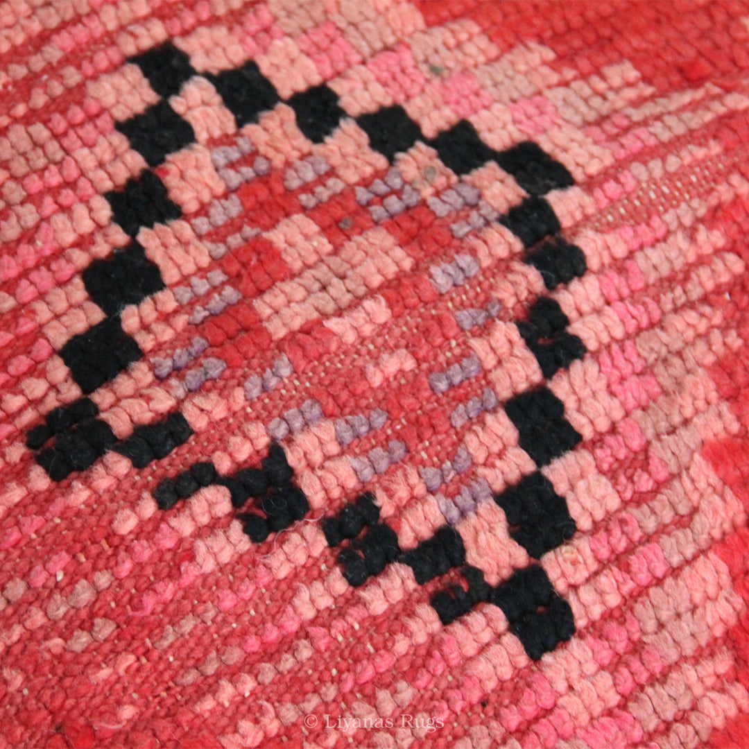 Sitzkissen Pouf Beni Ourain Liyana,s -Teppich