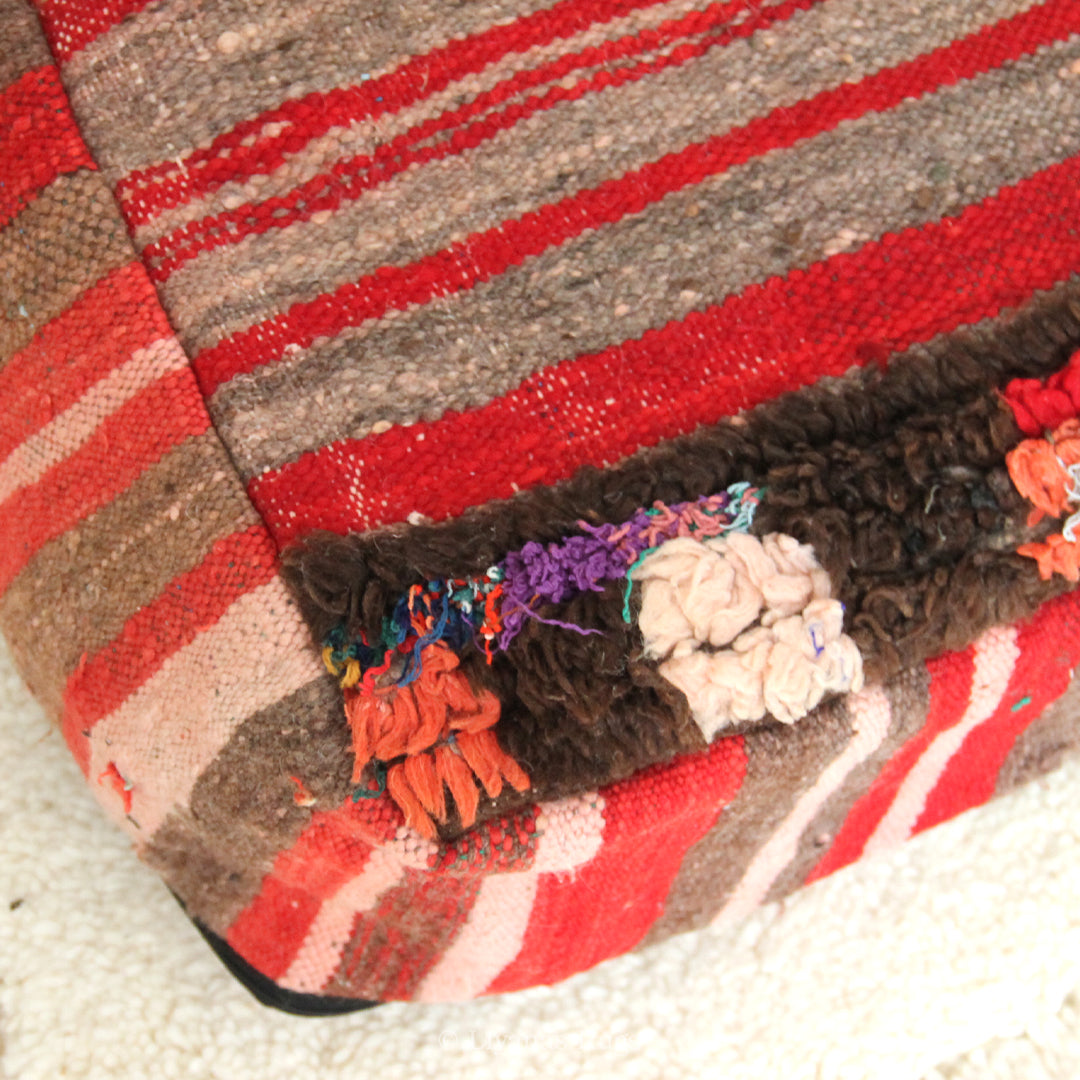 Sitzkissen Pouf Beni Ourain Liyana,s -Teppich