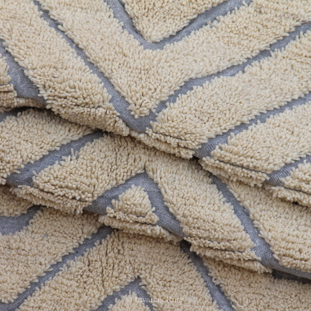 Modern designer Berber Beni Ourain Liyana, S carpet - 226 cm - 159 cm