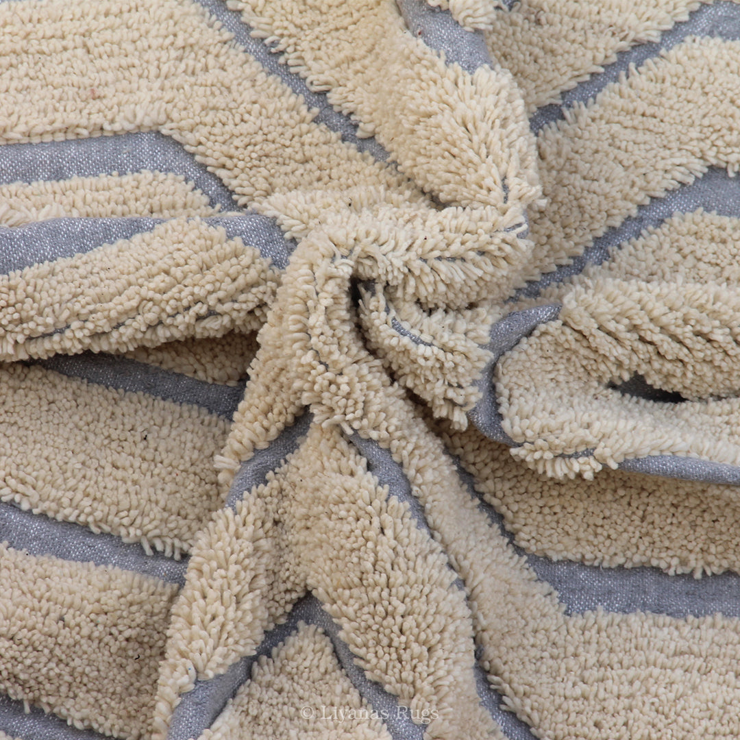 Modern designer Berber Beni Ourain Liyana, S carpet - 226 cm - 159 cm