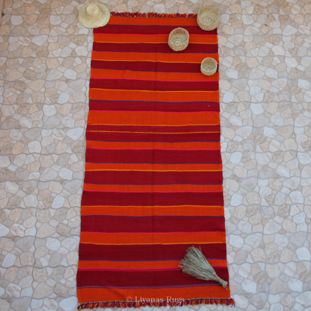 Berber Kelim Liyana,s Teppich - 331X150cm