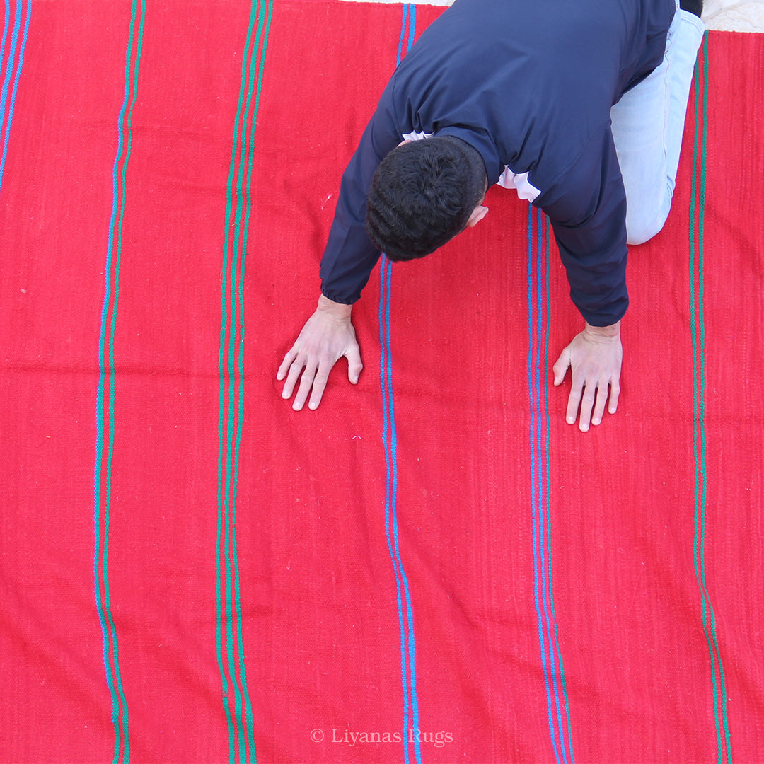 Berber Kelim Liyana,s Teppich - 413X170cm