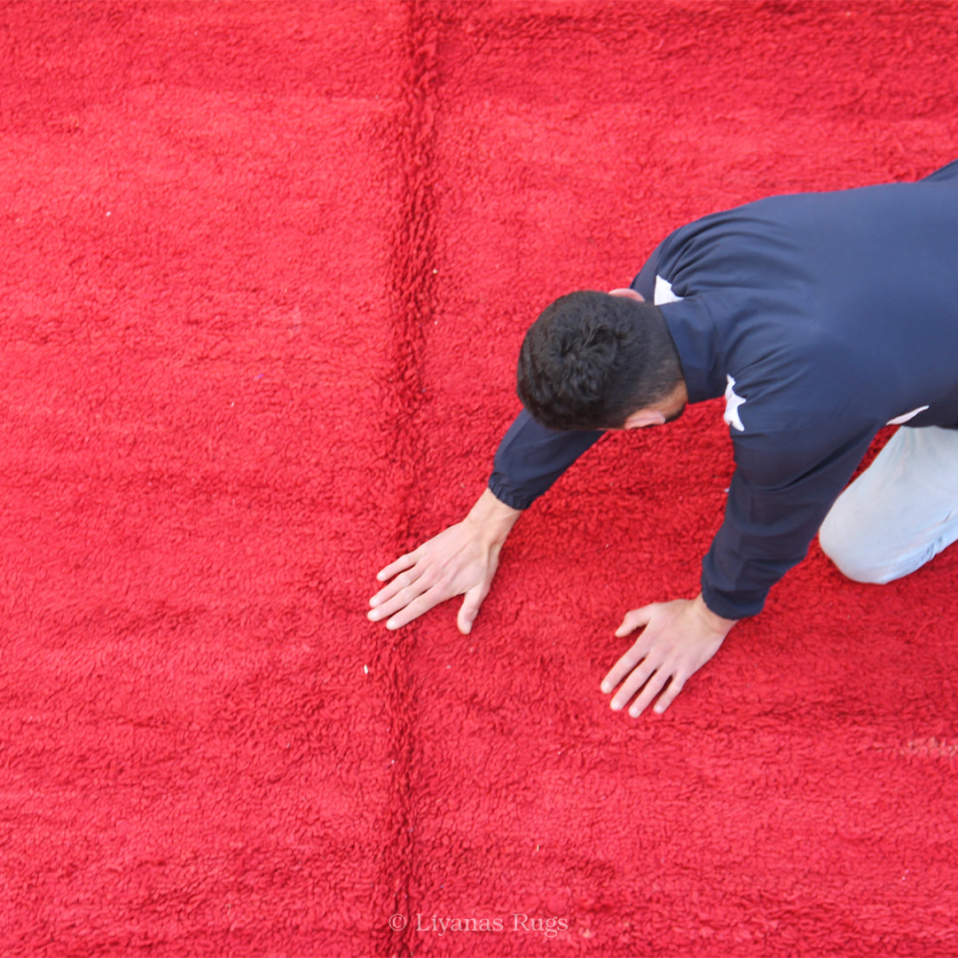 Modern designer Berber Beni Ourain Liyana, S carpet 312 cm - 201 cm