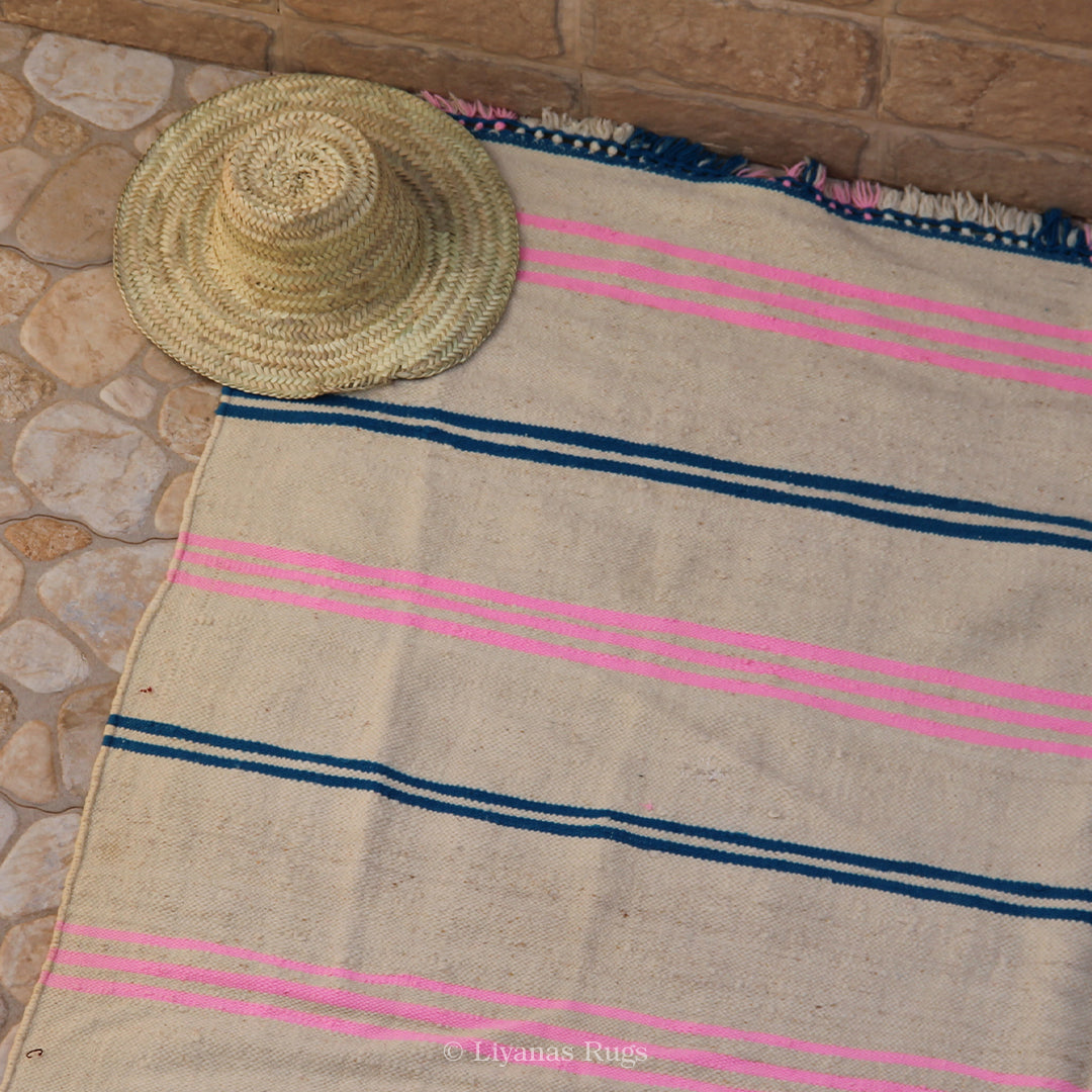 Berber Kelim Liyana,s Teppich - 397X185cm