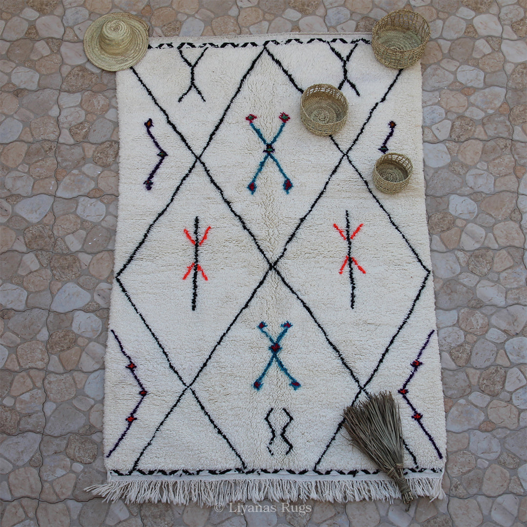 Modern designer Berber Azilal Liyana, S carpet 233cm - 157cm