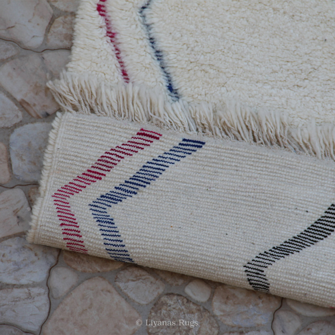 Modern designer Berber Beni Ourain Liyana, S carpet - 230 cm - 147 cm