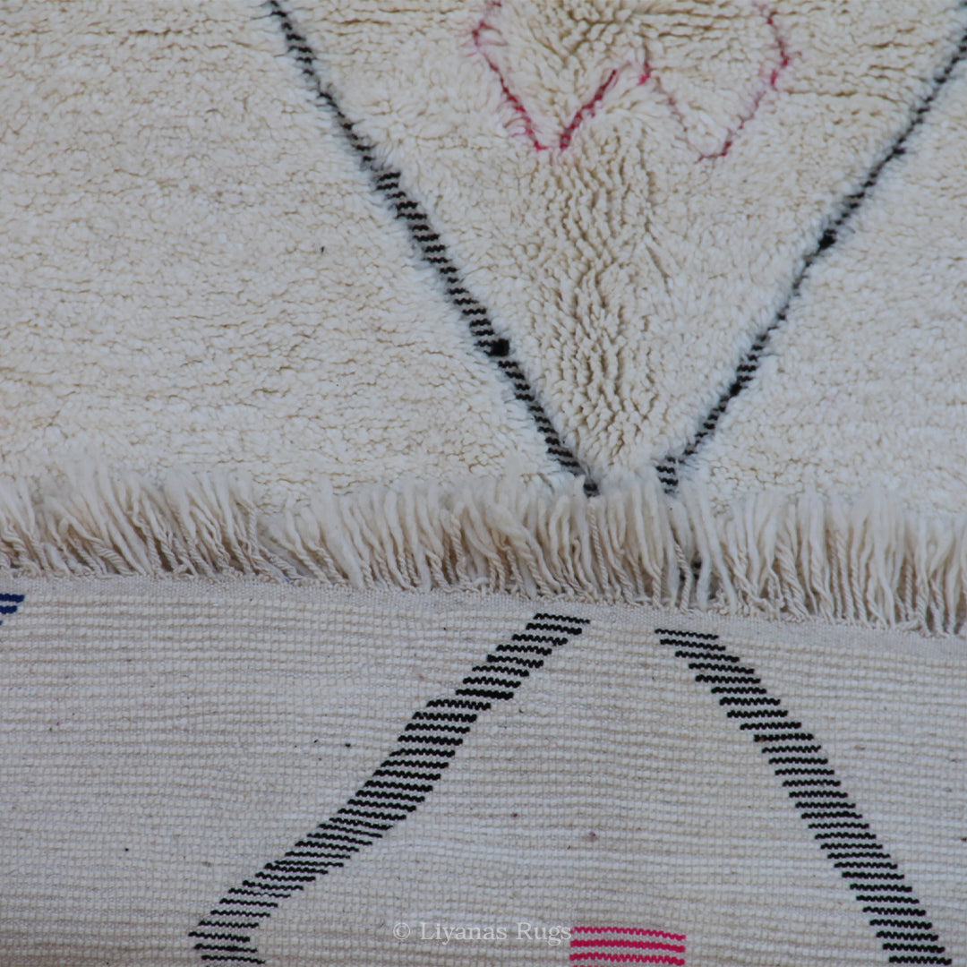 Modern designer Berber Beni Ourain Liyana, S carpet - 230 cm - 147 cm