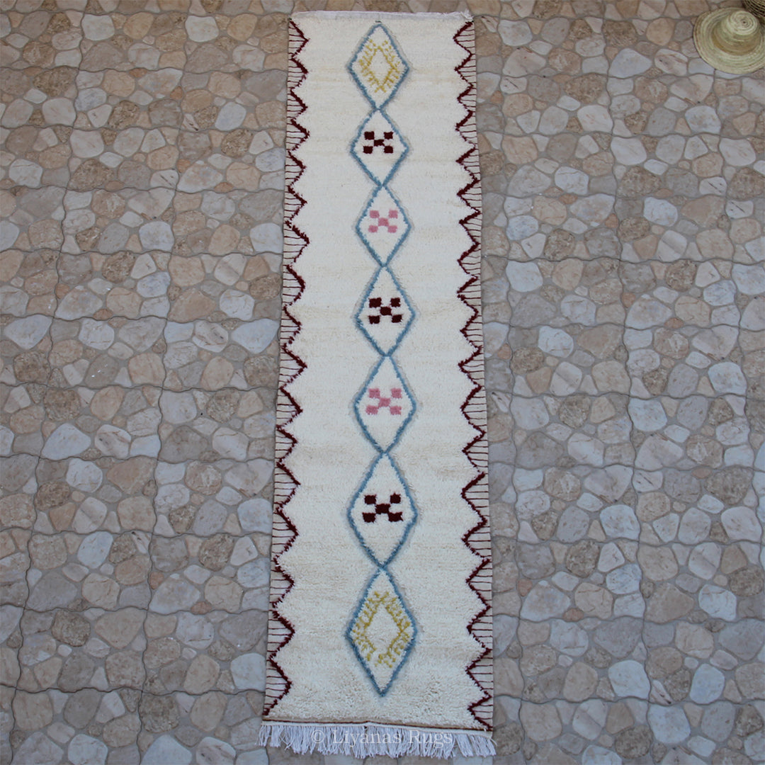Modern designer Berber Azilal Liyana, S carpet 314cm - 83cm