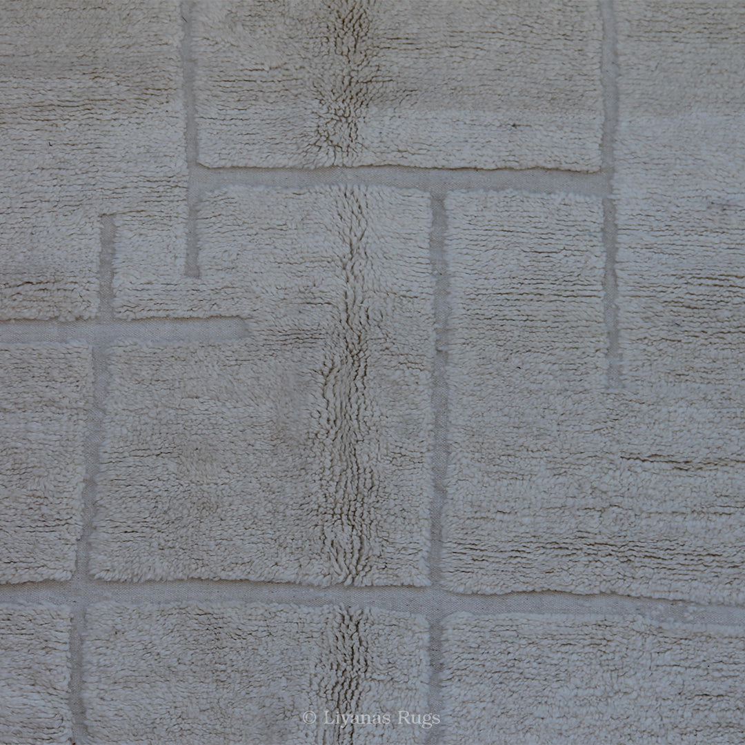 Modern designer Berber Beni Ourain Liyana, S carpet 290 cm - 190 cm