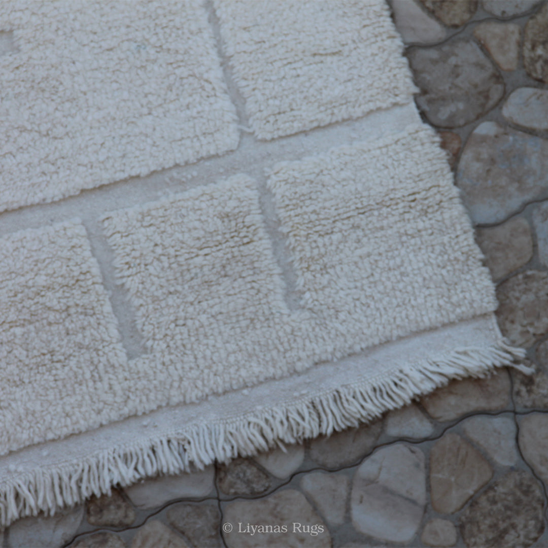 Modern designer Berber Beni Ourain Liyana, S carpet 290 cm - 190 cm