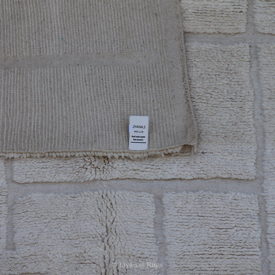 Modern designer Berber Beni Ourain Liyana, S carpet 290 cm - 190 cm