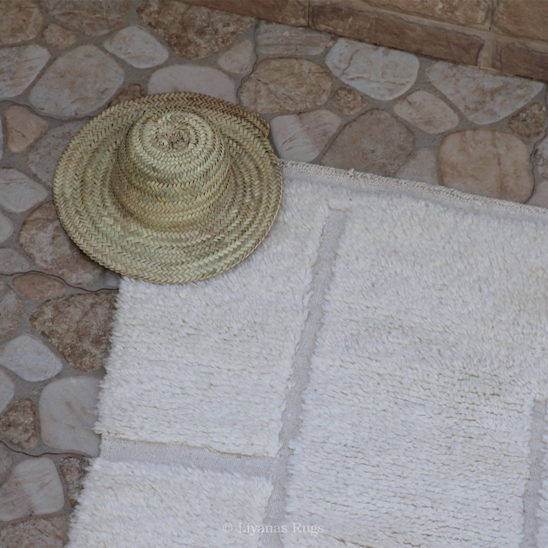 Modern designer Berber Beni Ourain Liyana, S carpet 290 cm - 190 cm