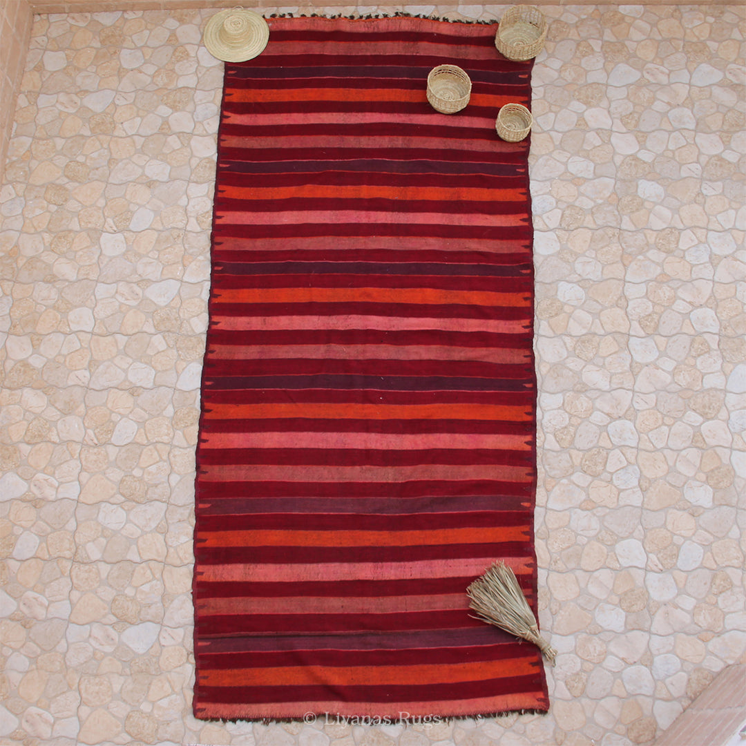 Berber Kelim Liyana,s Teppich - 377X170cm
