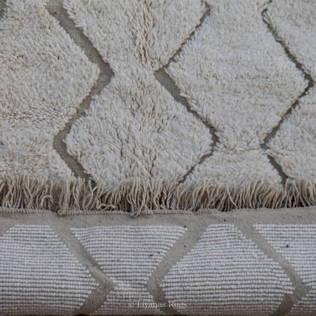 Modern designer Berber Beni Ourain Liyana, S carpet 297 cm - 192 cm