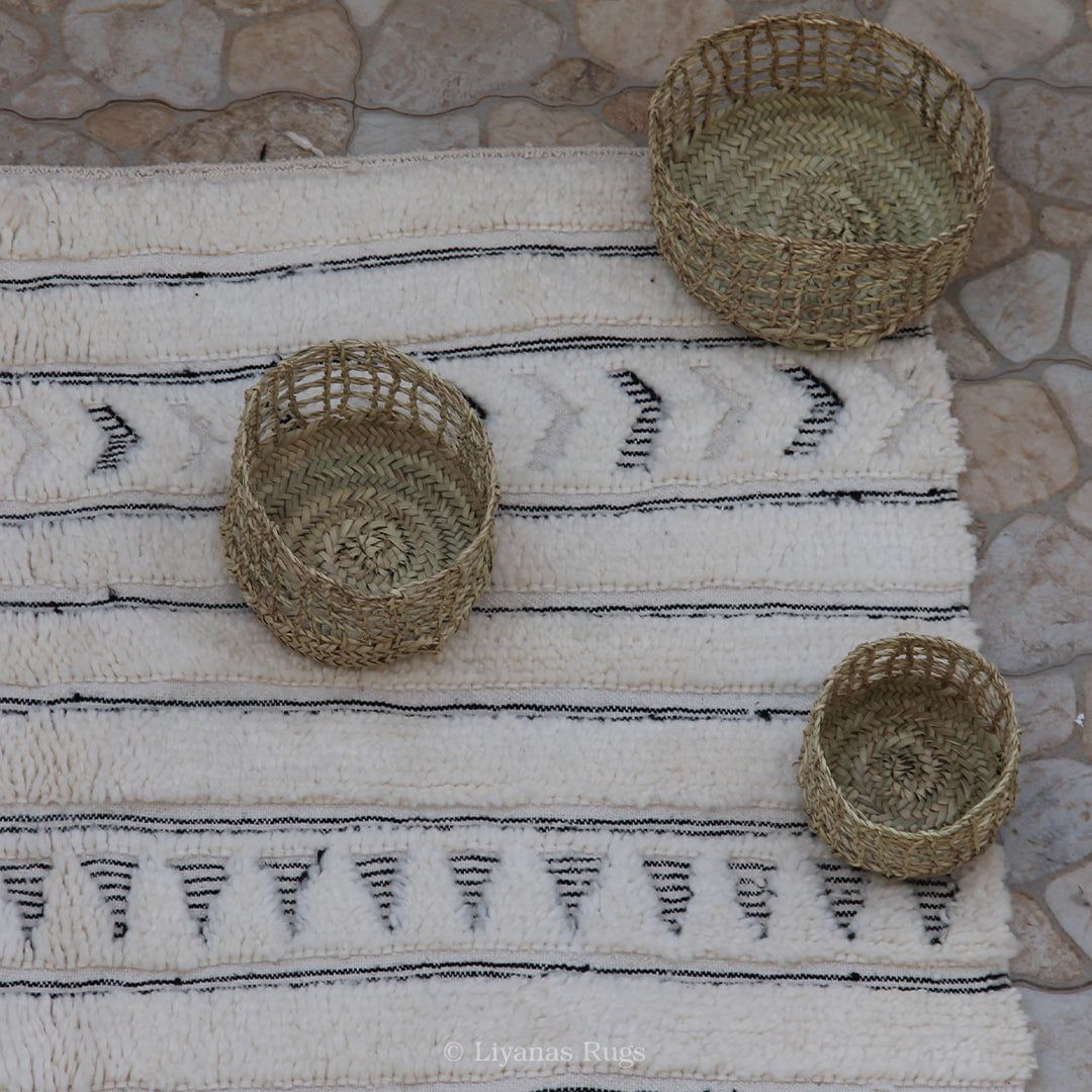 Modern designer Berber Beni Ourain Liyana, S carpet 236 cm - 159 cm