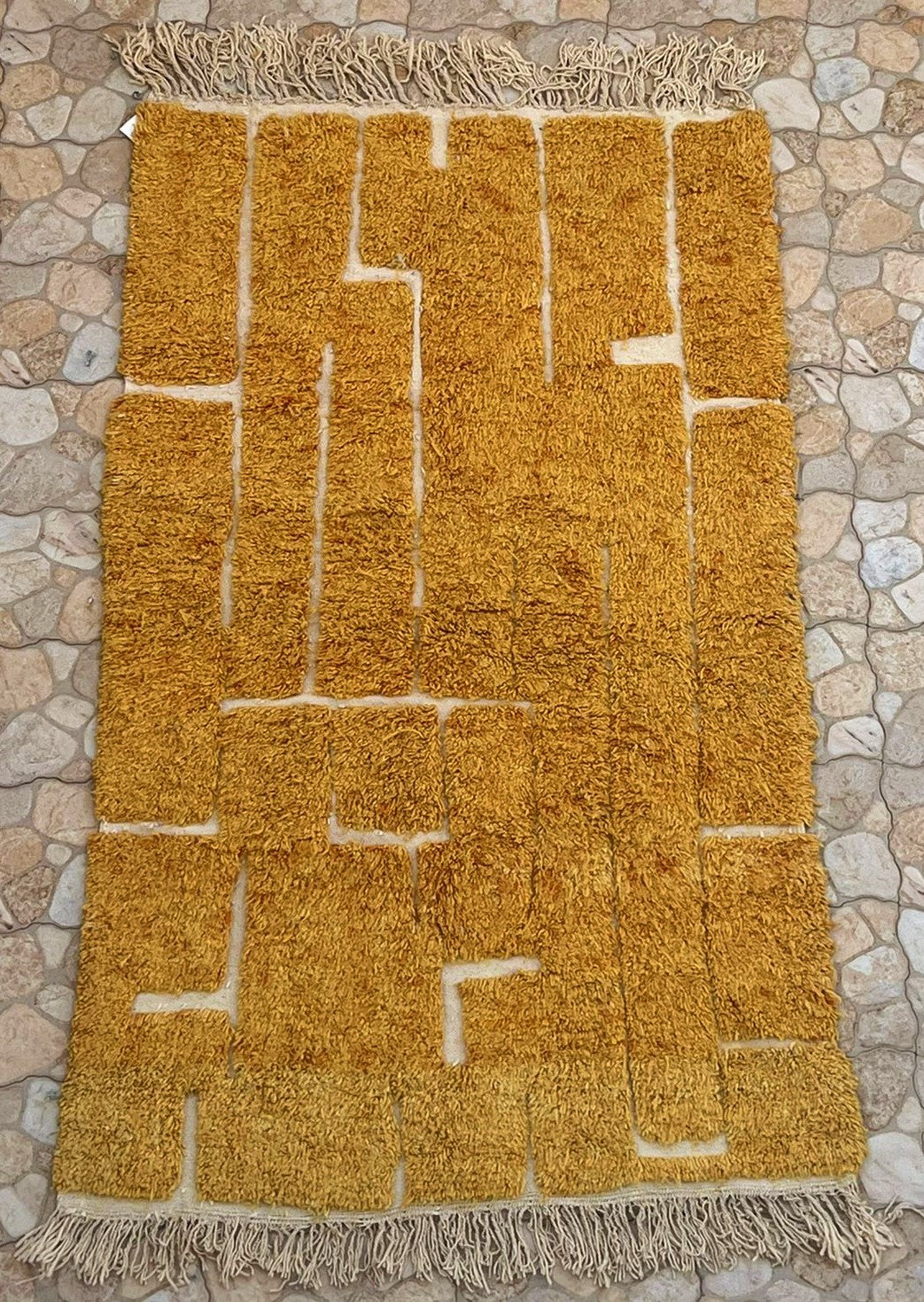 Modern designer Berber Beni Ourain Liyana, S carpet - 250 cm - 157cm