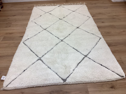 Handgeknüpfter Orientteppich Designer Alter Berber 260x145cm Marokko