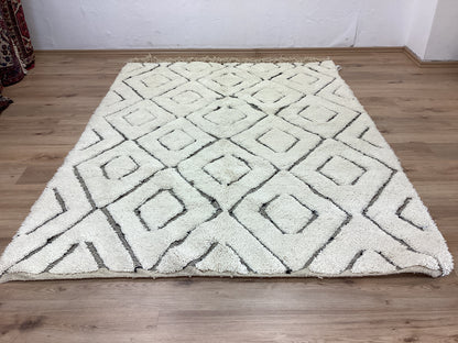 Handgeknüpfter Orientteppich Designer Berber 240x180cm