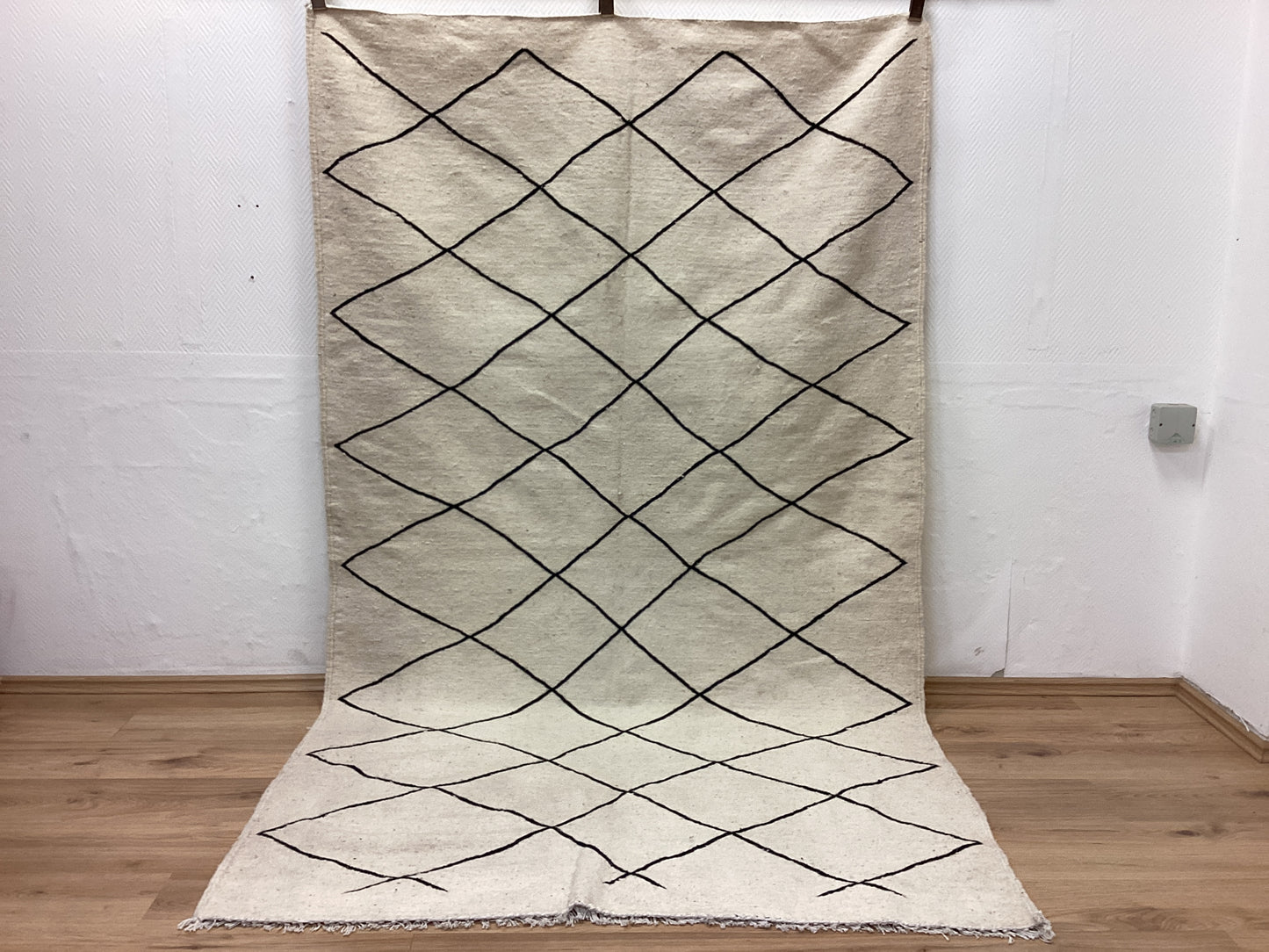 Handgeknüpfter Orientteppich Designer Berber 255x150cm Marokko Kunstvoll