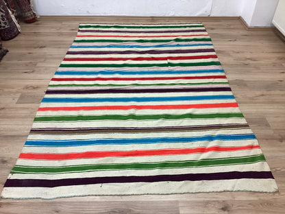 Handgeknüpfter Perser Teppich Berber Kelim 280x180cm Traditionell