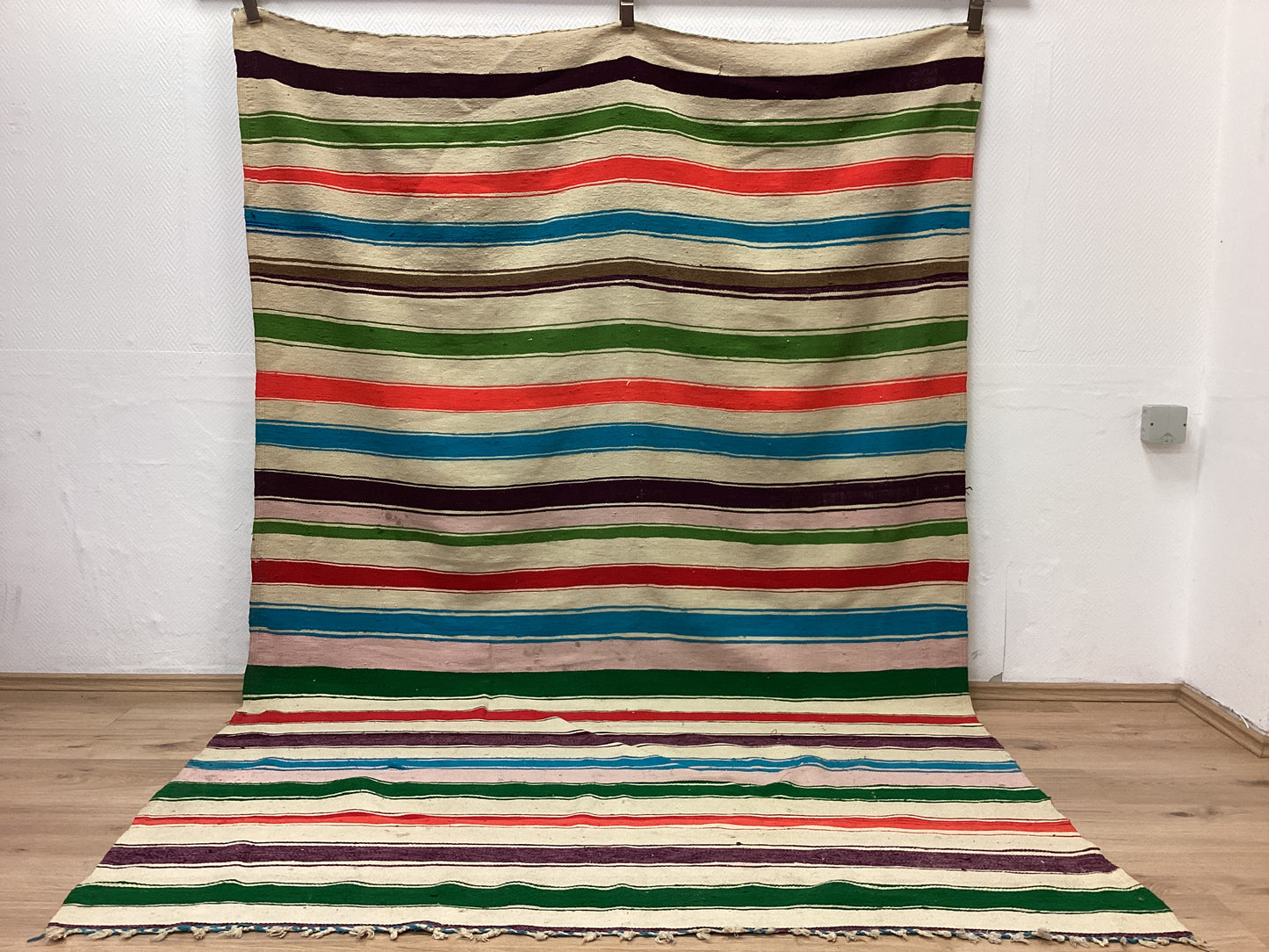 Handgeknüpfter Perser Teppich Berber Kelim 280x180cm Traditionell