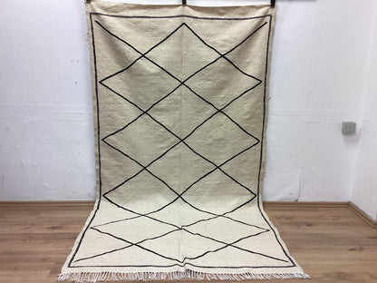 Handgeknüpfter Orientteppich Designer Berber 255x145cm Marokko