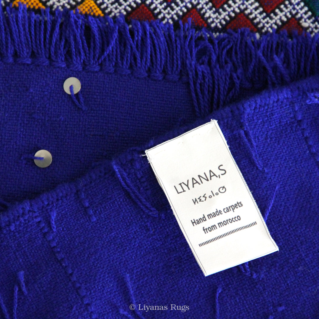 Modern Designer Berber Handira Liyana,S - Blue color