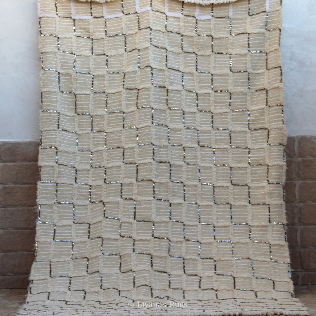 Modern designer Berber Beni Ourain Liyana, S carpet - 279 cm - 160 cm