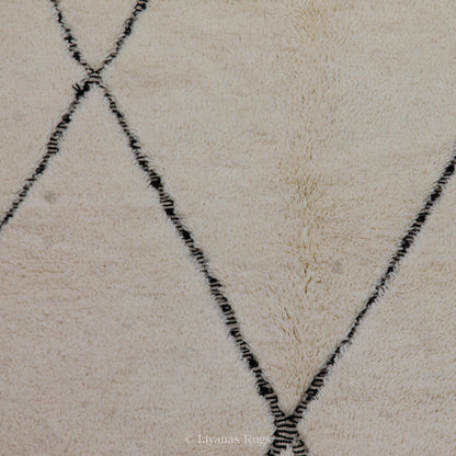 Modern designer Berber Beni Ourain Liyana, S carpet 246 cm - 165 cm