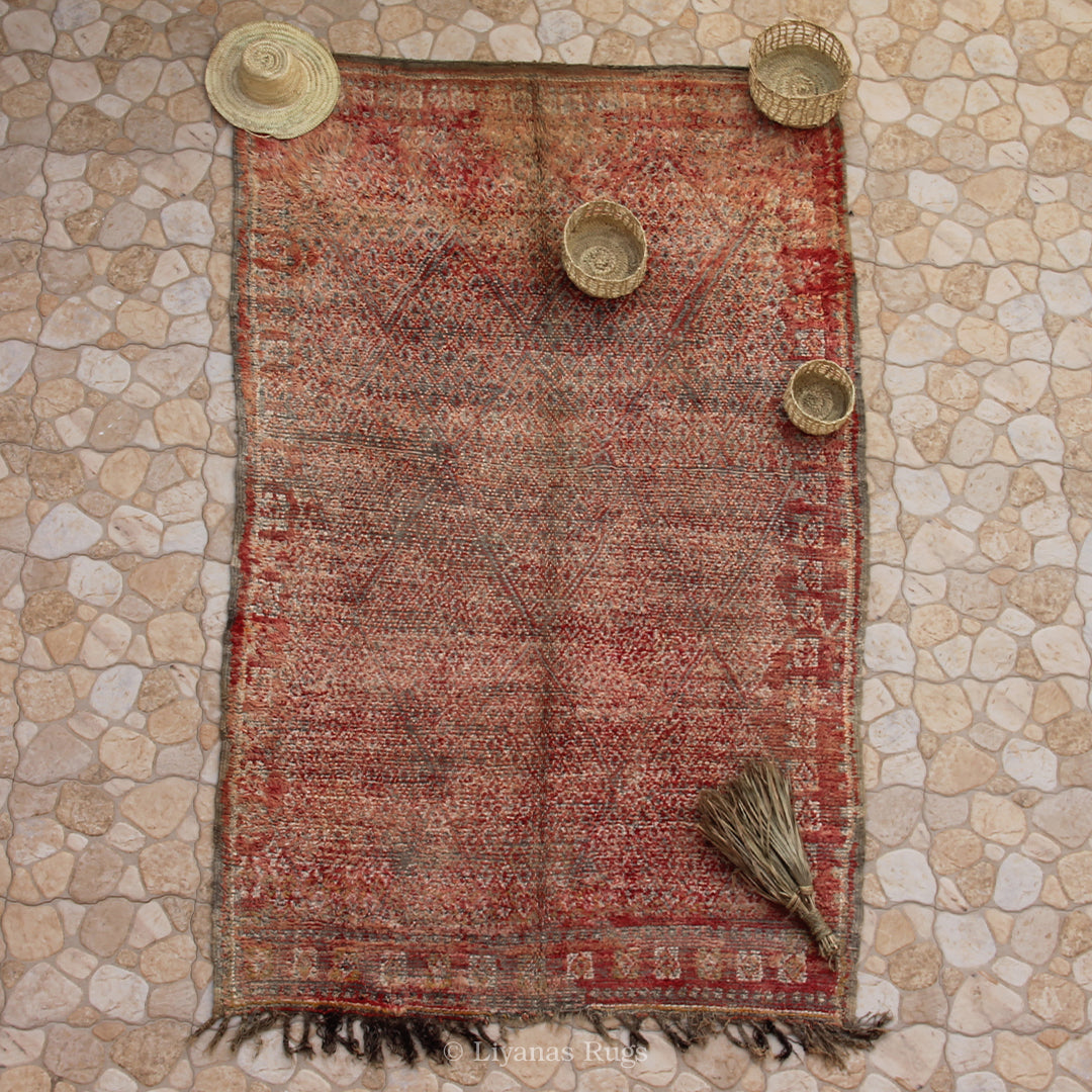 Vintage designer Berber Liyana, S carpet 271 cm - 171 cm