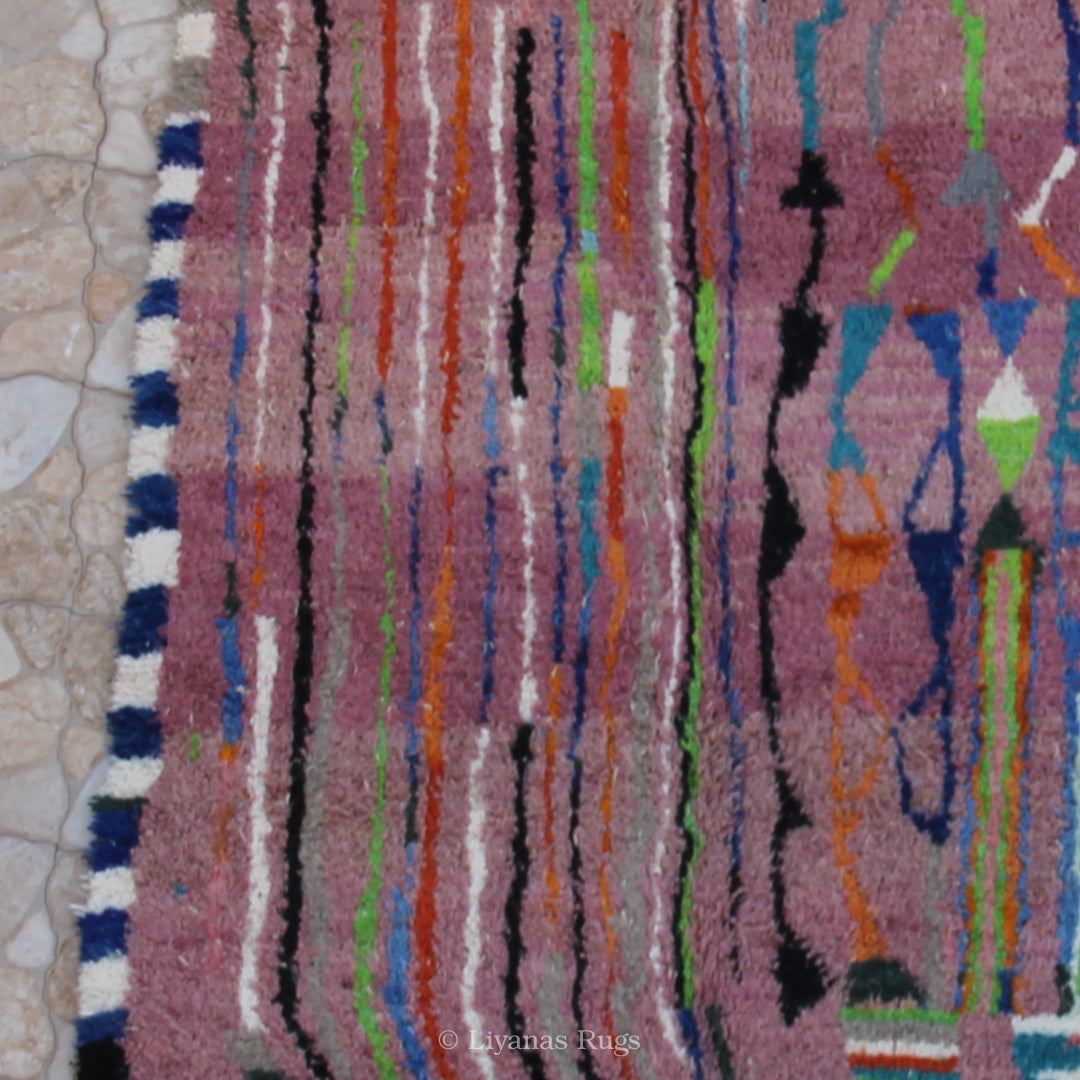 Modern designer Berber Azilal Liyana, S carpet 210 cm - 144 cm