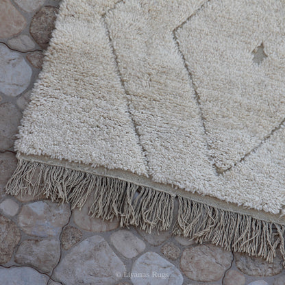 Modern designer Berber Beni Ourain Liyana, S carpet - 304 cm - 208 cm