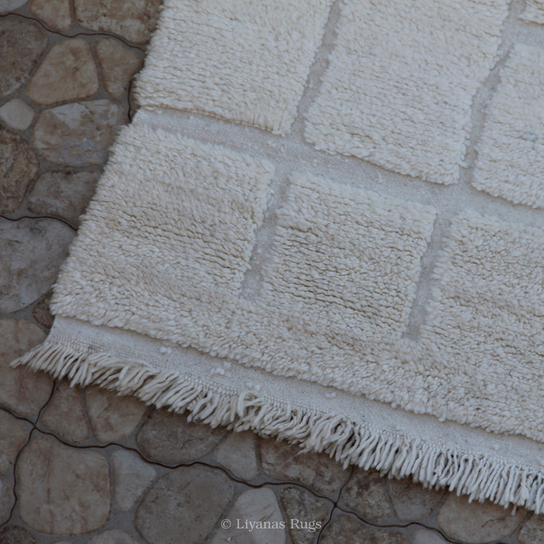 Modern designer Berber Beni Ourain Liyana, S carpet 290 cm - 190 cm