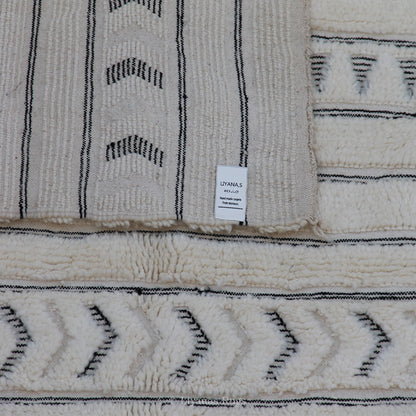 Modern designer Berber Beni Ourain Liyana, S carpet 236 cm - 159 cm